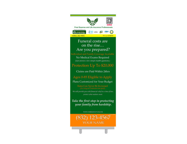 a)- Banner D- english